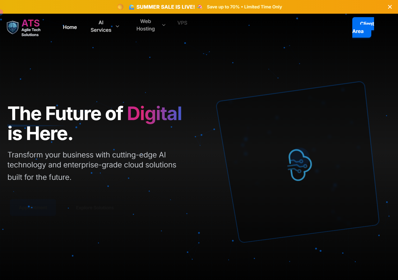 AgileTechSolutions official website homepage