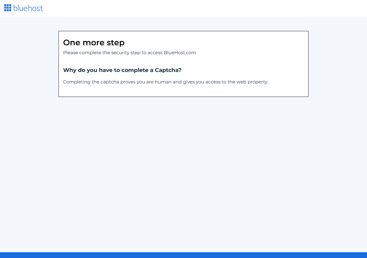 Bluehost official website homepage