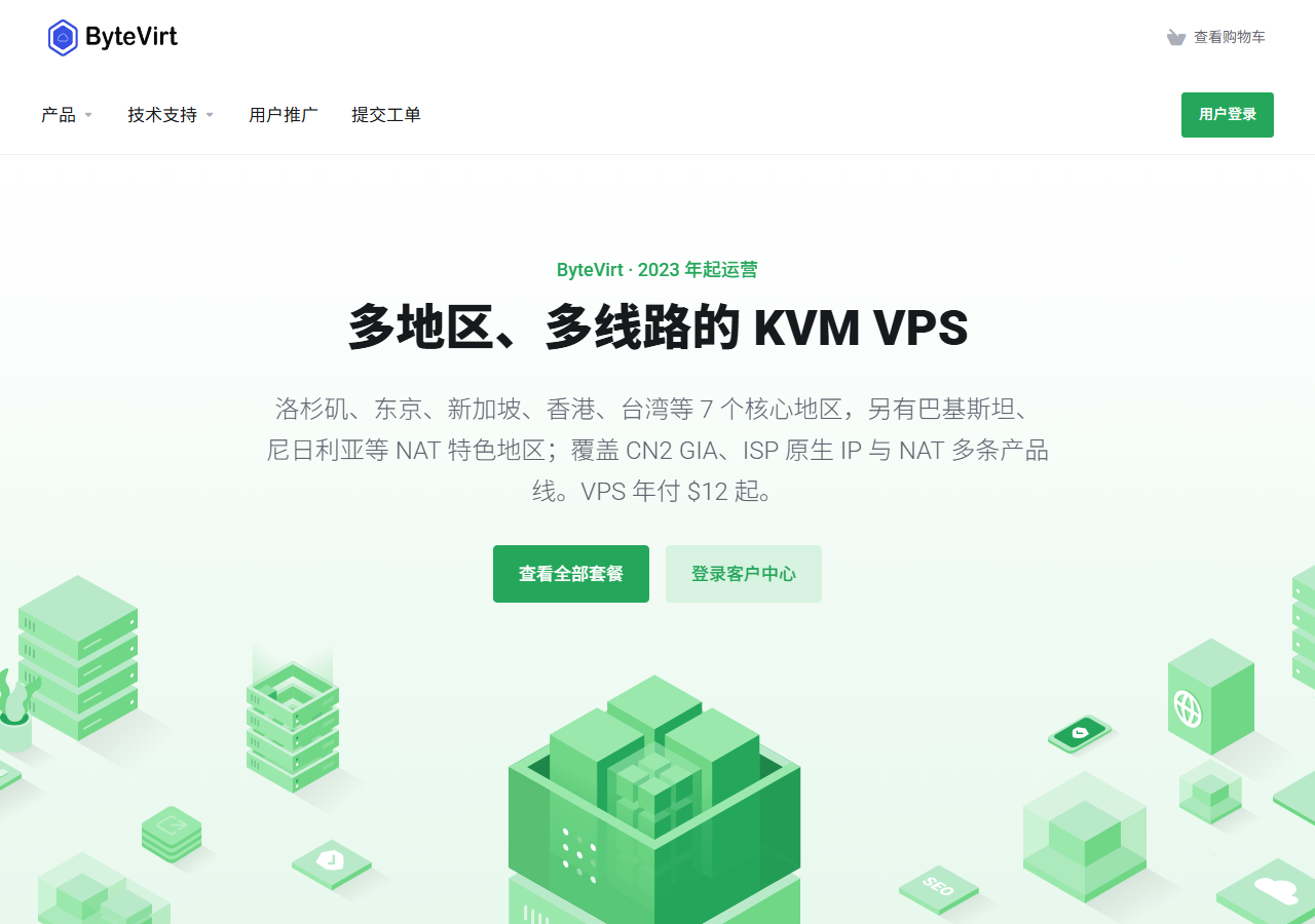 ByteVirt official website homepage