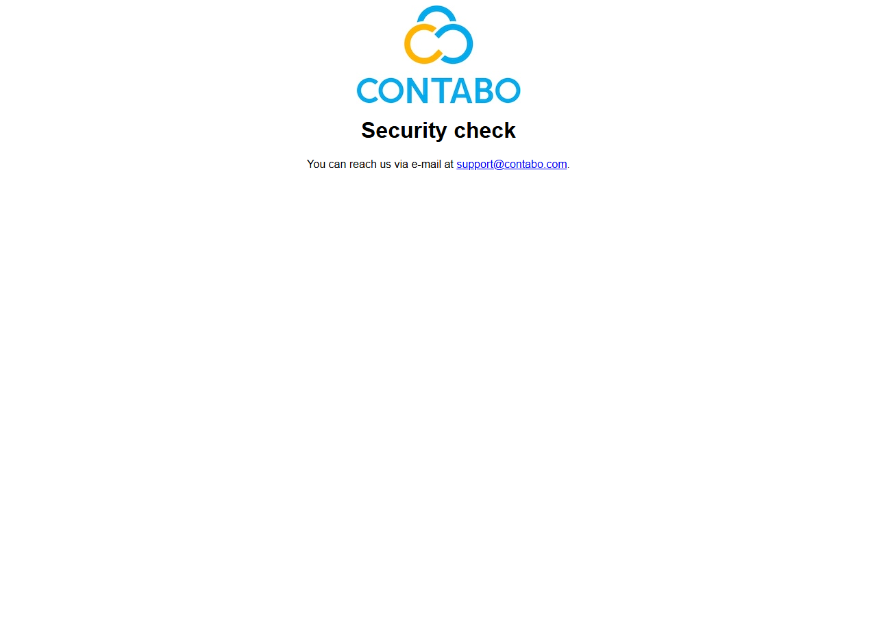 Contabo official website homepage