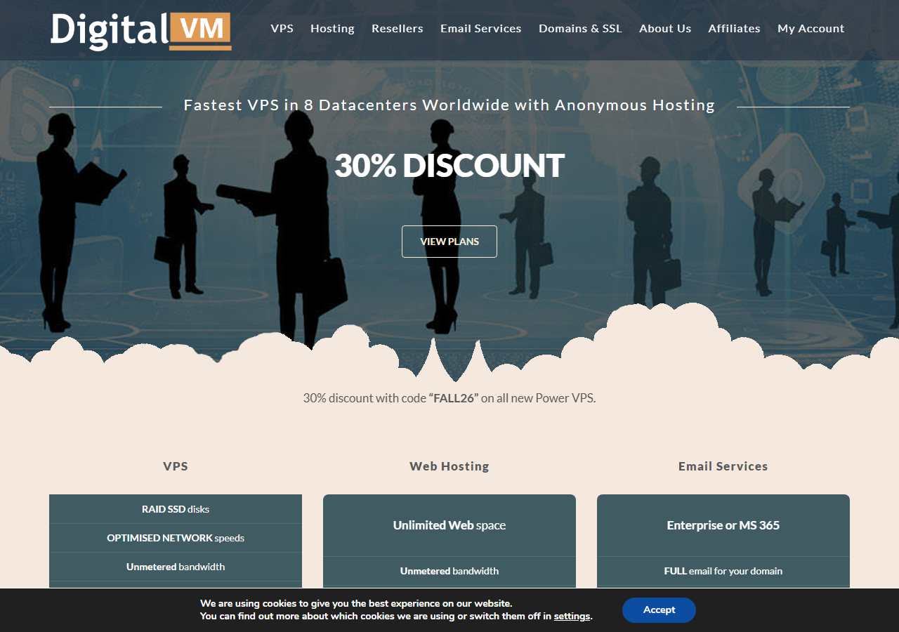 Digital-VM official website homepage