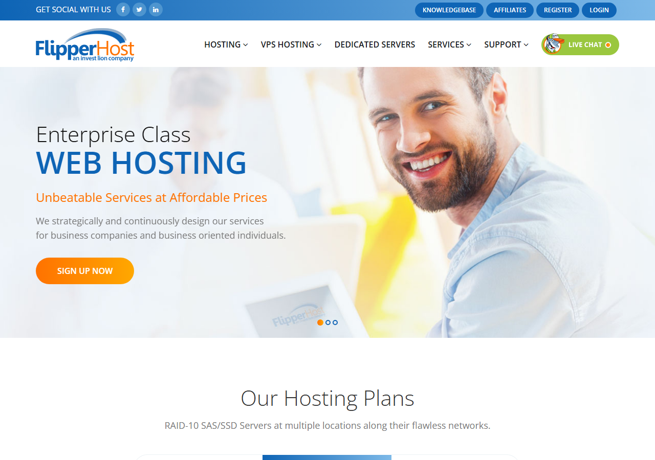 FlipperHost official website homepage