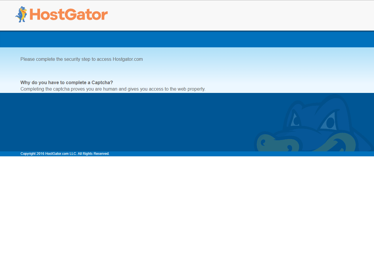 HostGator official website homepage