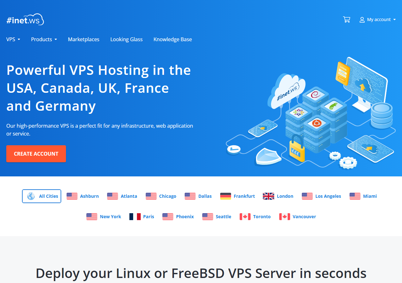 CloudInet official website homepage