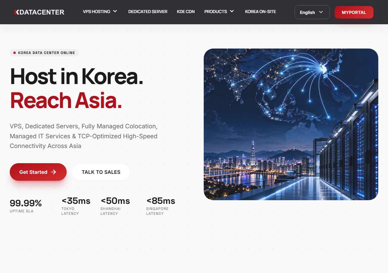 KDatacenter official website homepage
