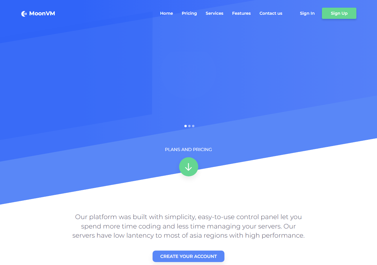 MoonVM official website homepage