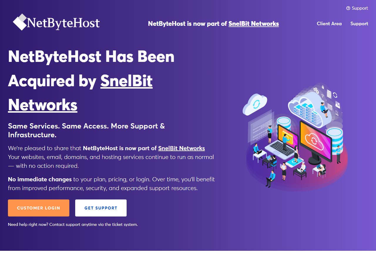 NetByteHost official website homepage