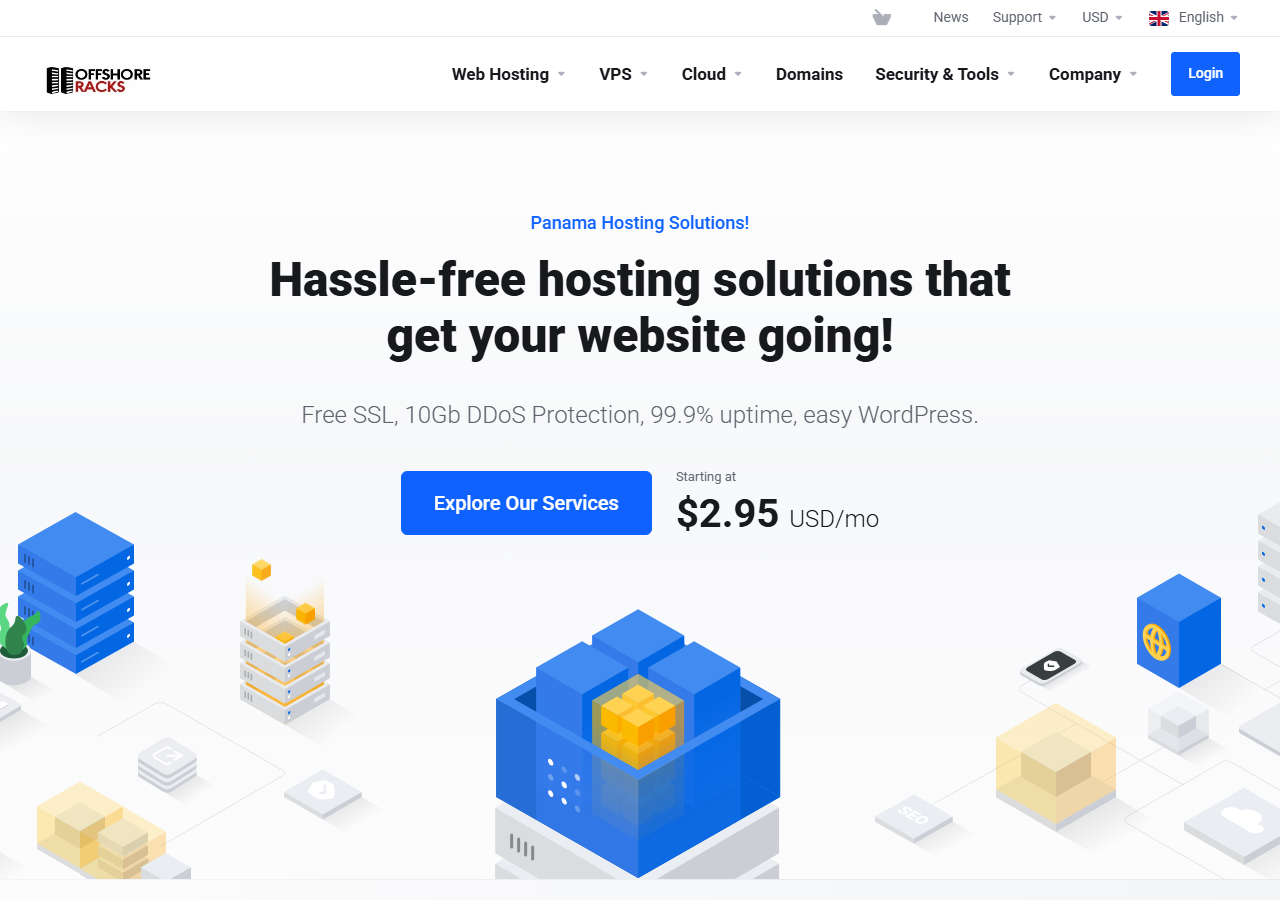 Offshoreracks official website homepage