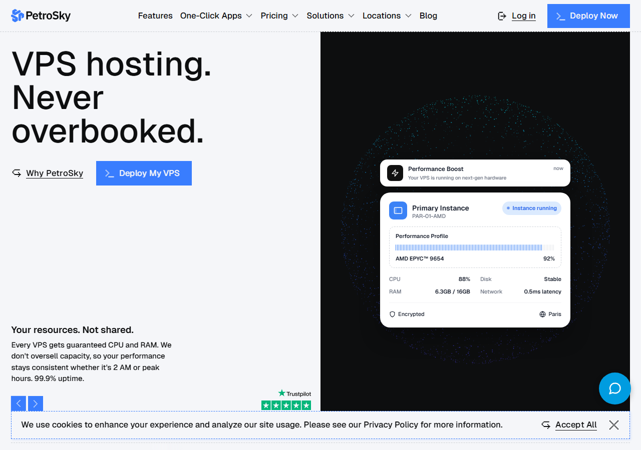 PetroSky official website homepage
