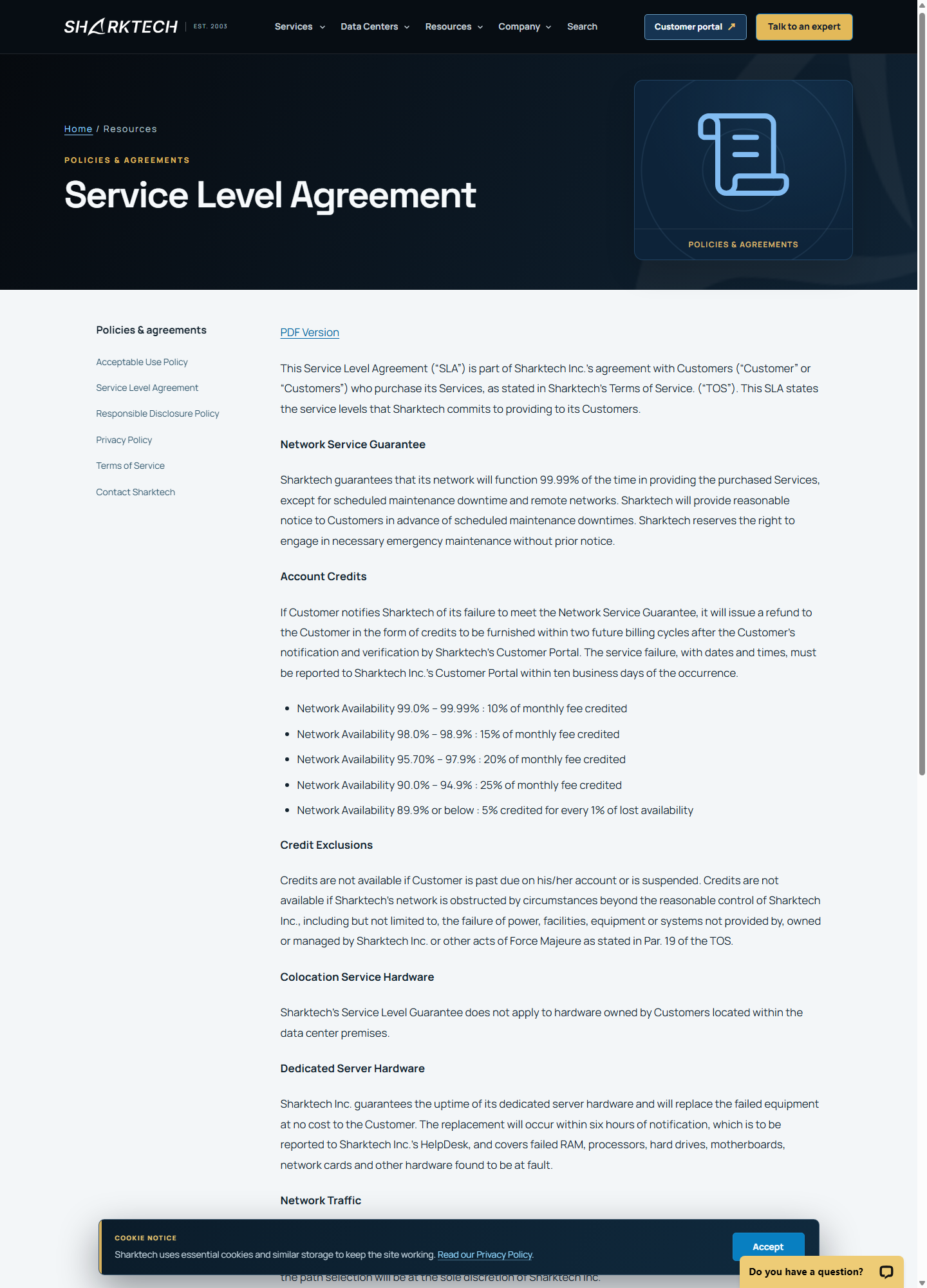 SharkTech official website homepage