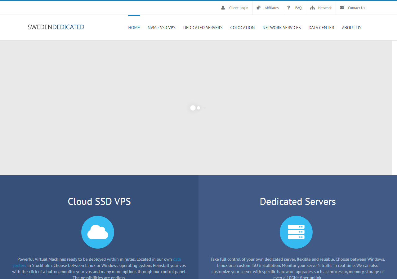 SwedishDedicated official website homepage