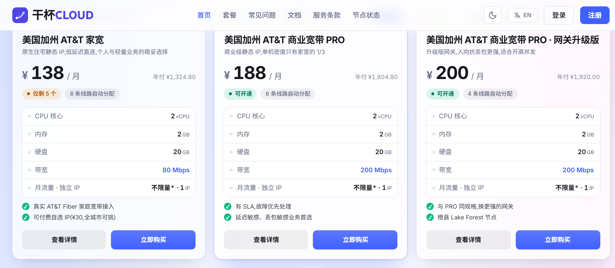 USVPS24 official website homepage