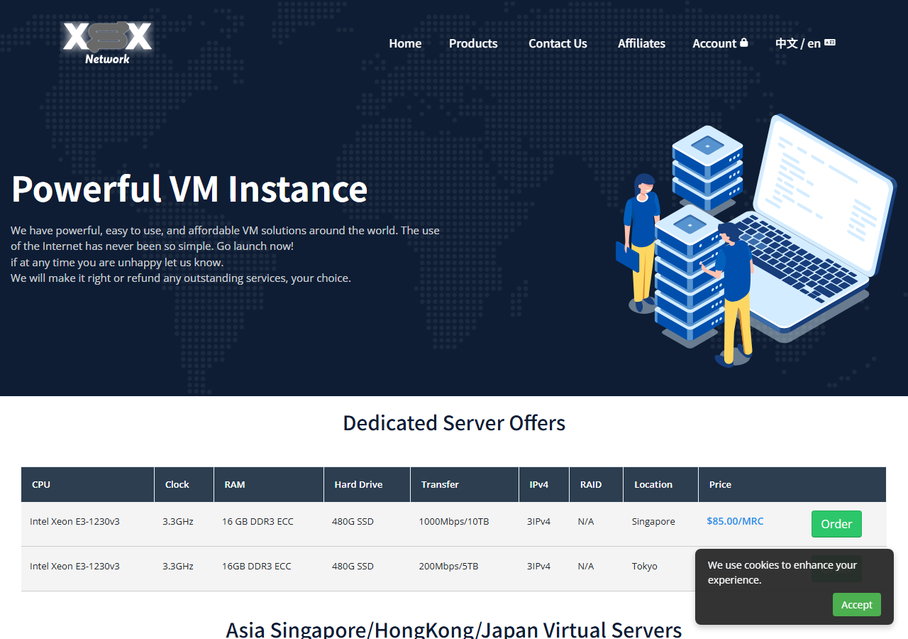 XSXNet official website homepage